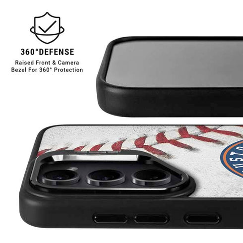 MLB Houston Astros Game Ball Galaxy S25 Kickstand Case
